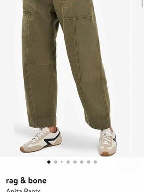 rag & bone Anita Pants straight Leg Pants in Green Size 14